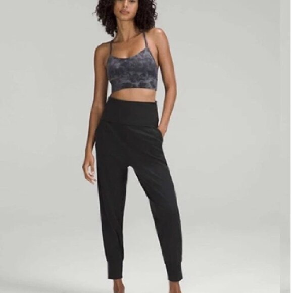 Lululemon Align Super High Rise Ribbed Waist Jogger Black Sz 8 NWT - Picture 2 of 9